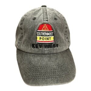 BJR CLASSIC HEADWEAR MENS BASEBALL CAP ONE SIZE WASHED GRAY, SOUTHERN MOST POINT